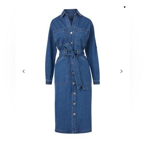 Veronica Beard Evelyn chambray dress